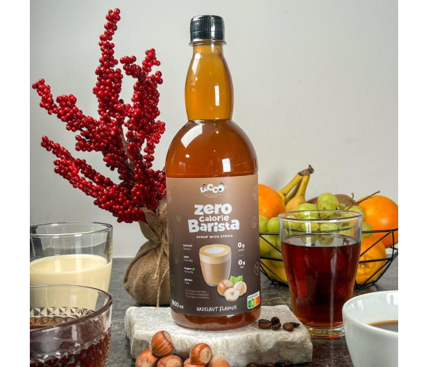LOCCO 0 kcal syrop Barista ze stewią o smaku Orzechowym - 1503780 - zdjęcie 9